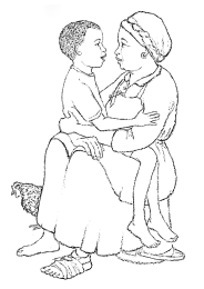 Jojo & Granny Colouring In Picture