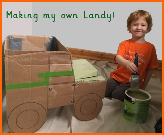 Eddie Making his Own Landy